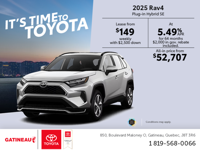 2025 Toyota RAV4 Plug-In Hybrid