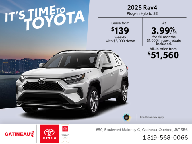 2025 Toyota RAV4 Plug-In Hybrid