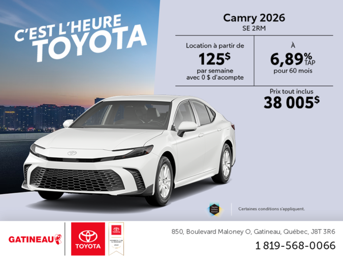 Toyota Camry Hybrid 2026