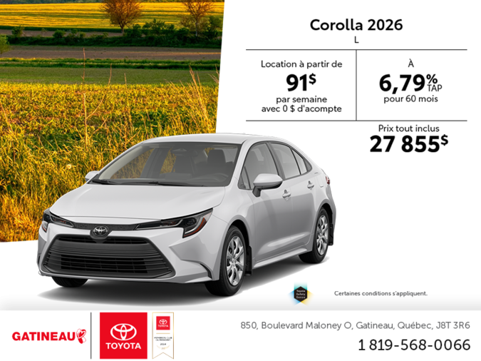 Toyota Corolla 2026
