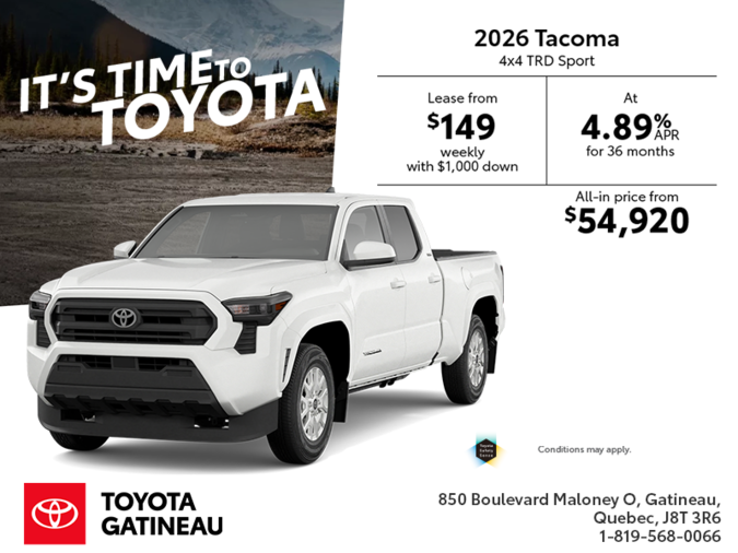 2026 Toyota Tacoma