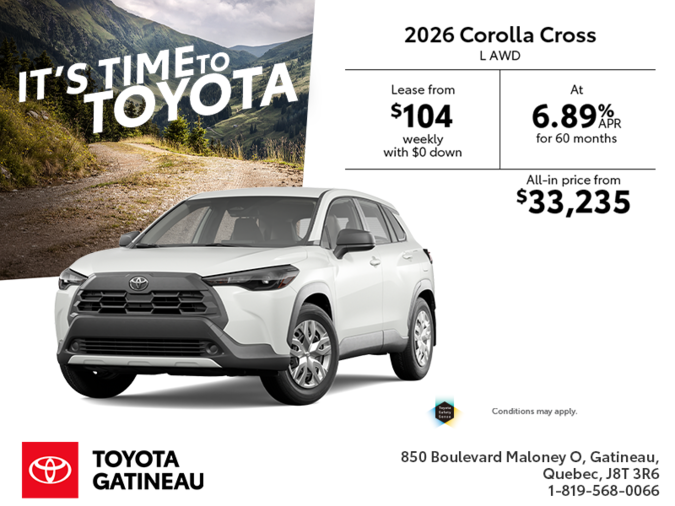 2026 Toyota Corolla Cross