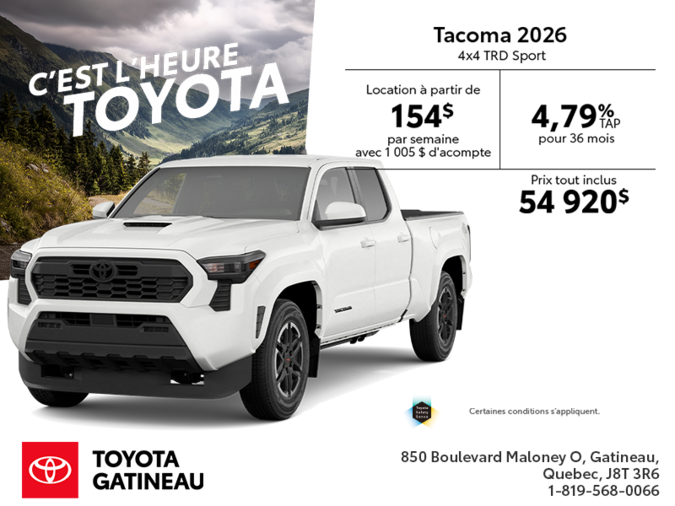 Toyota Tacoma 2026
