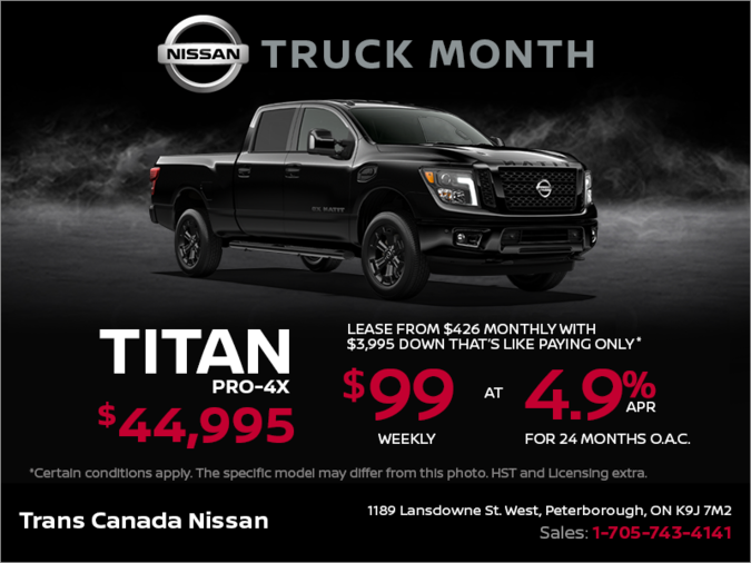 Get the 2018 Nissan Titan Today!