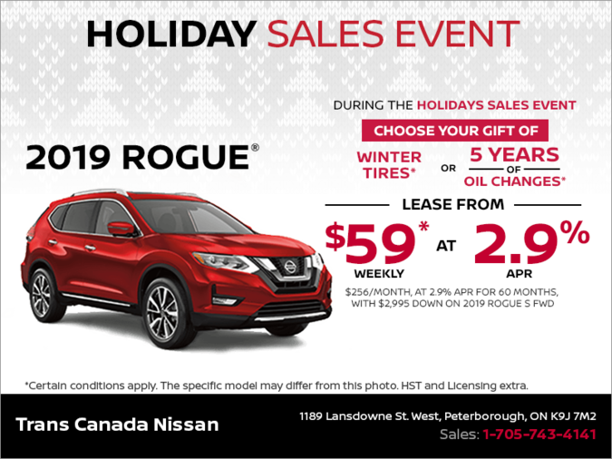 Get the 2019 Nissan Rogue Today!