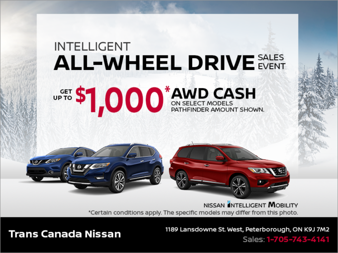 Intelligent All-Wheel Drive Sales Event