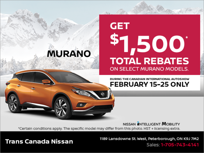 Get the 2018 Murano Today!