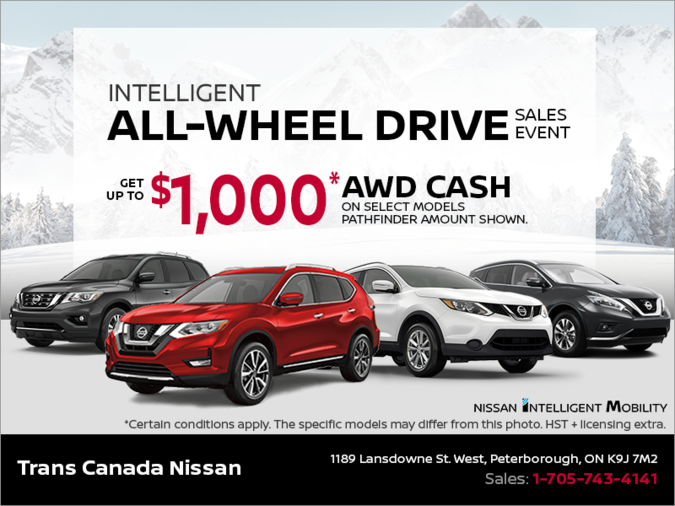 Intelligent All-Wheel Drive Sales Event