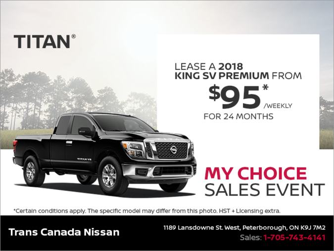 Get the 2018 Nissan Titan Today!