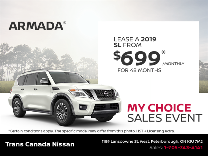 Get the 2019 Nissan Armada