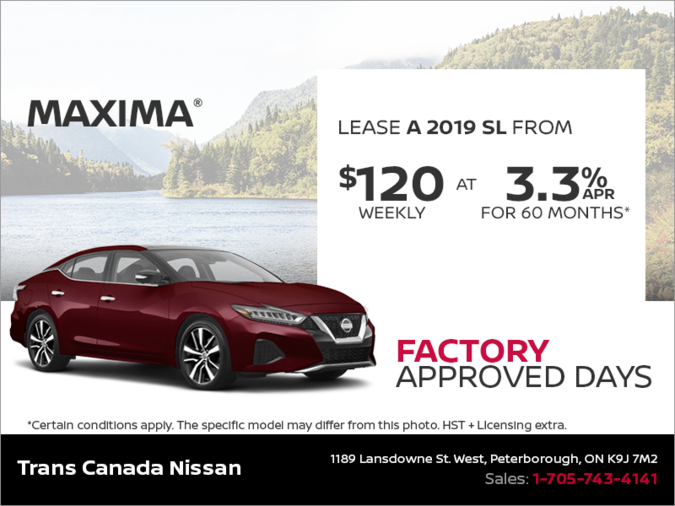 Get the 2019 Nissan Maxima Today!