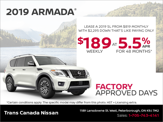 Get the 2019 Nissan Armada