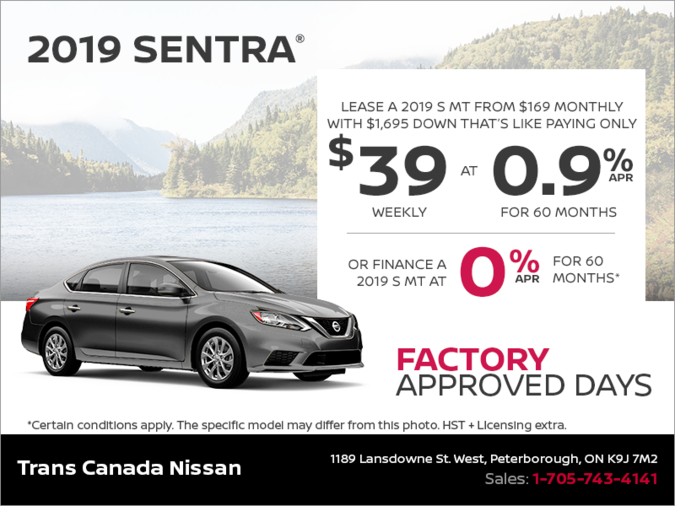 Get the 2019 Sentra Today!