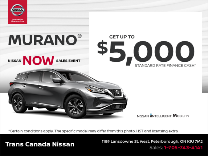 Get the 2019 Murano Today!