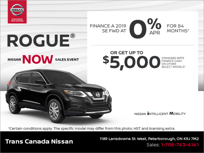 Get the 2019 Nissan Rogue Today!
