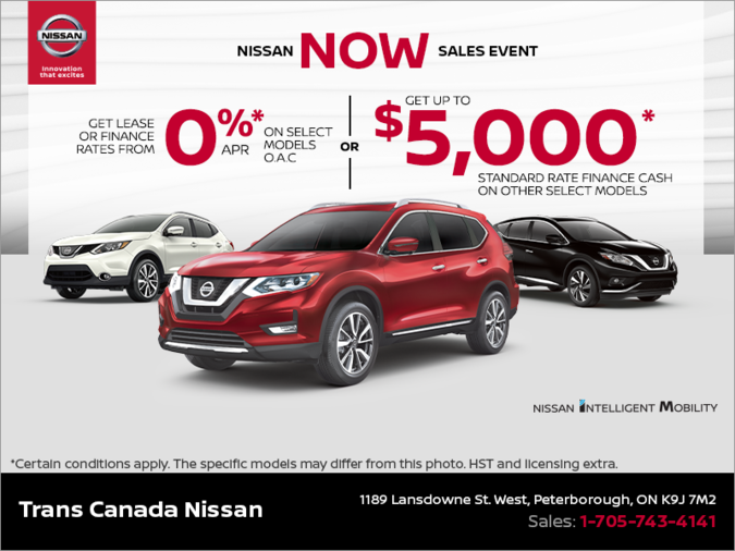 Nissan Now Sales Event!