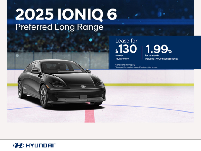 Get the 2025 Hyundai IONIQ 6