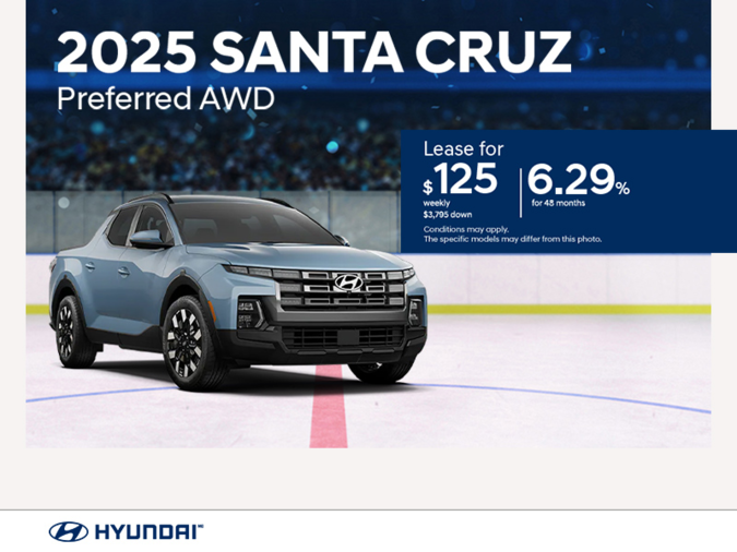 Get the 2025 Hyundai Santa Cruz