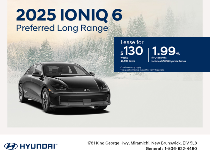 Get the 2025 Hyundai IONIQ 6
