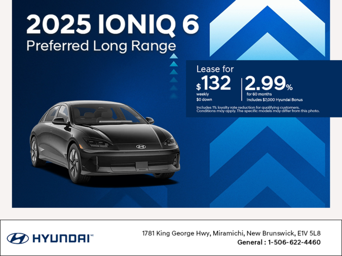 Get the 2025 Hyundai IONIQ 6