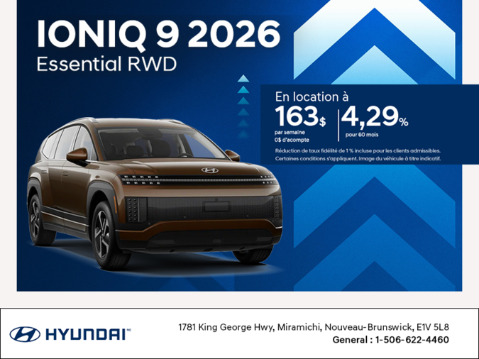 Procurez-vous le Hyundai Ioniq 9 2026