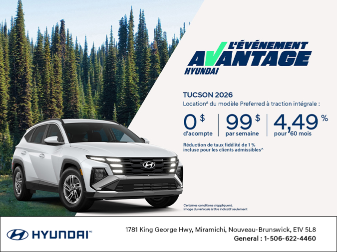 Événement du mois de Hyundai