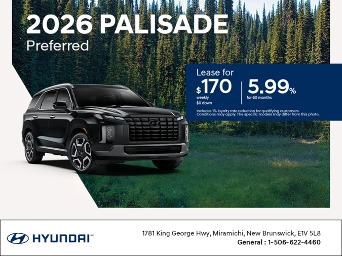 Get the 2026 Hyundai Palisade