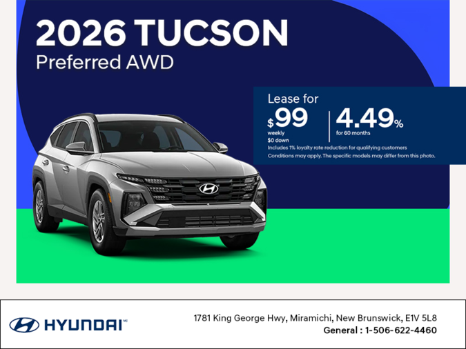 Get the 2026 Hyundai Tucson