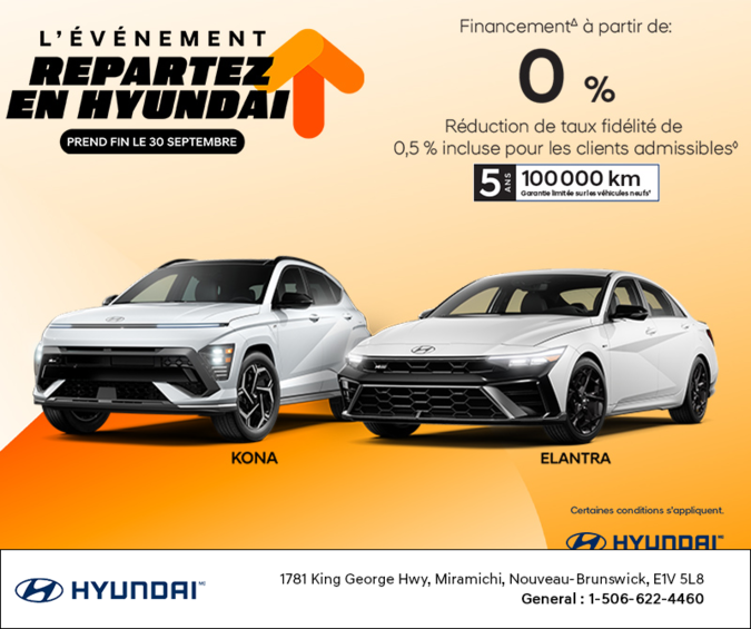 Événement du mois de Hyundai