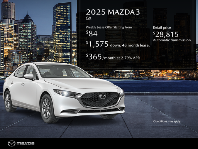 Get the 2025 Mazda3
