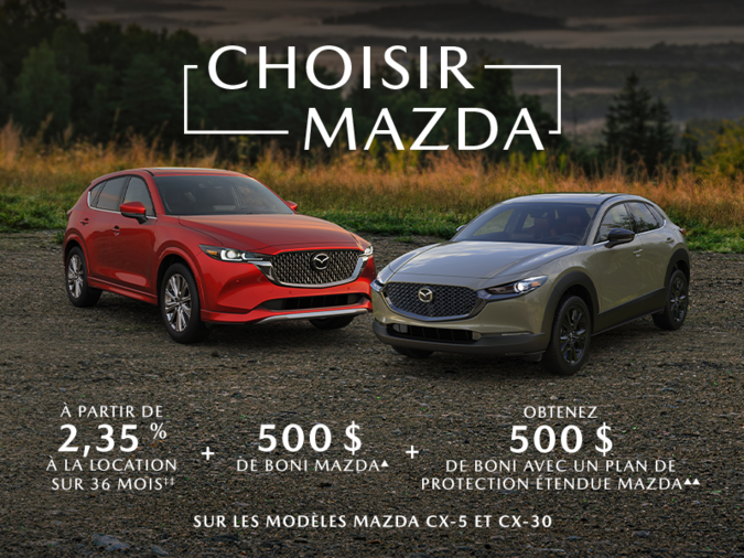 L'événement Choisir Mazda