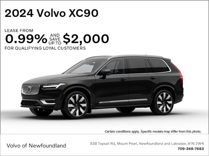 The 2024 Volvo XC90 Volvo of Newfoundland