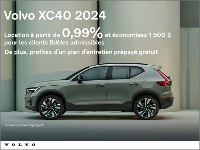 Le Volvo XC40 2024