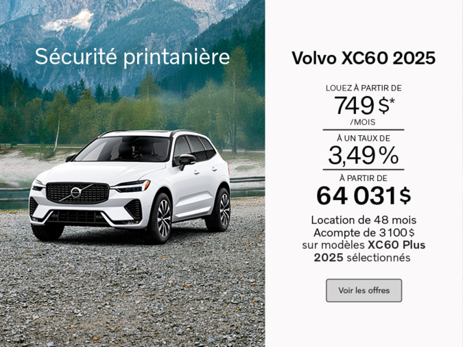Le Volvo XC60 2025