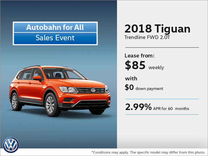 Get the 2018 Tiguan Today!