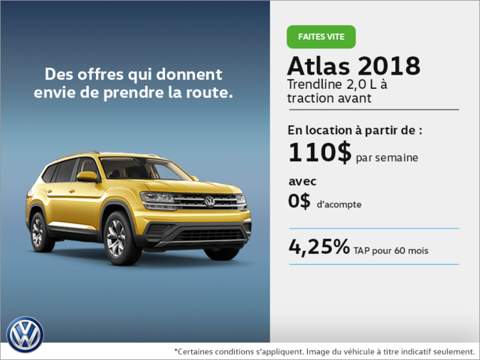 Louez le Atlas 2018!