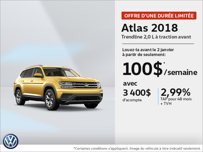 Louez le Atlas 2018!