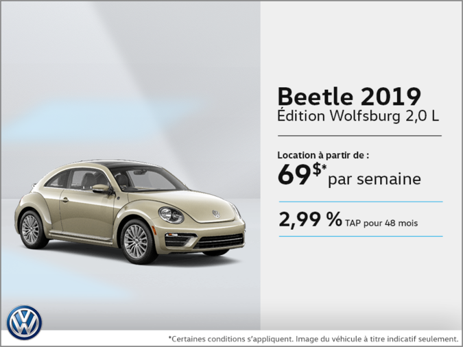 Louez la Beetle 2019!