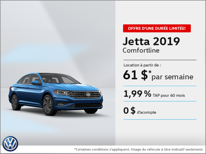 Louez la Jetta 2019!