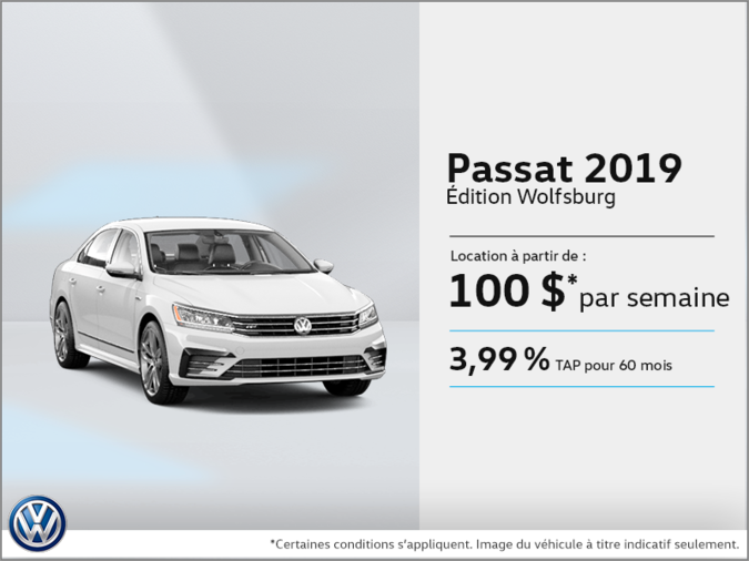 Louez la Passat 2019!