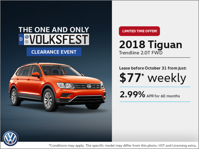 Get the 2018 Tiguan Today!
