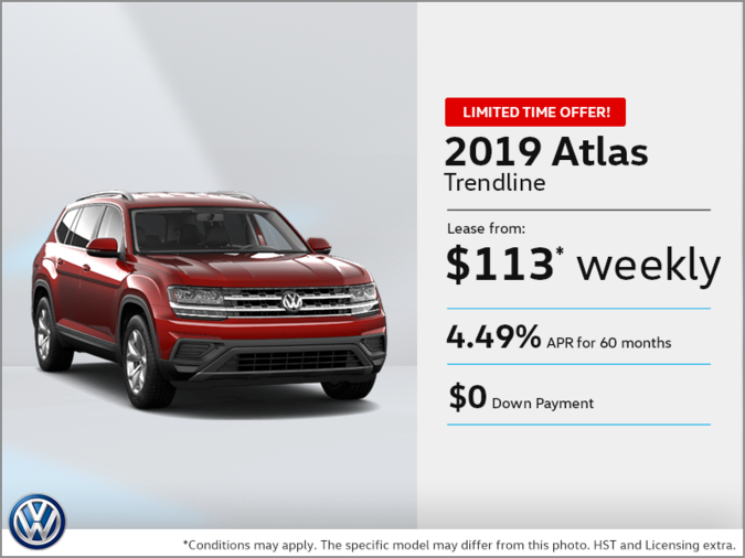 Lease the 2019 Atlas!