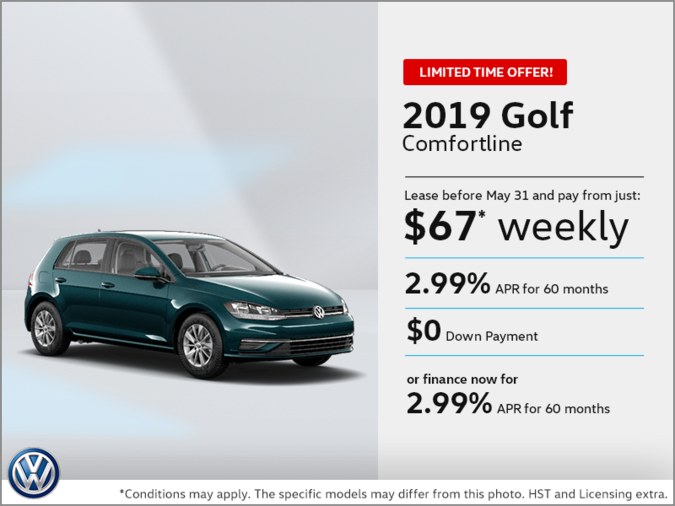 Lease the 2019 Golf!