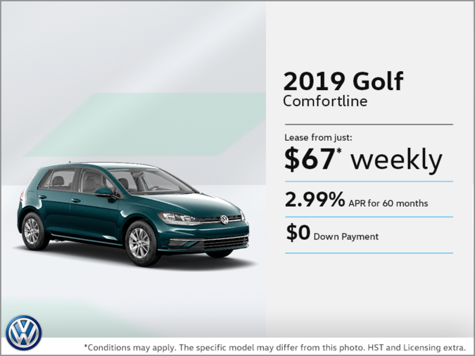 Lease the 2019 Golf!