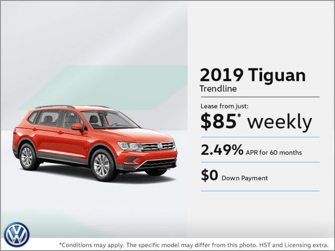 Lease the 2019 Tiguan!