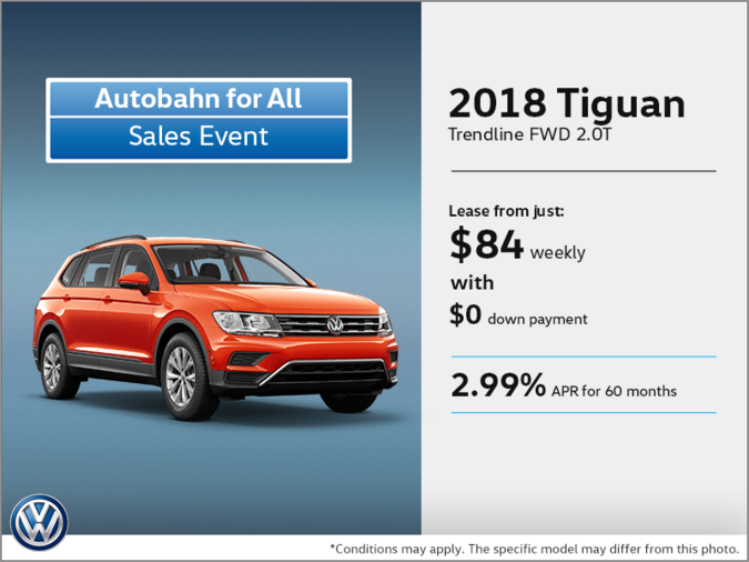 Get the 2018 Tiguan Today!