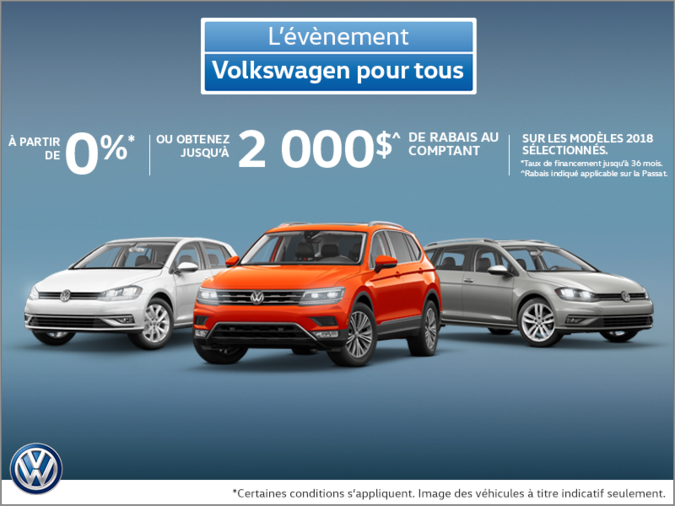 L'événement Volkswagen pour tous!