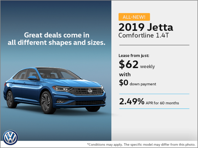 Get the all-new 2019 Jetta