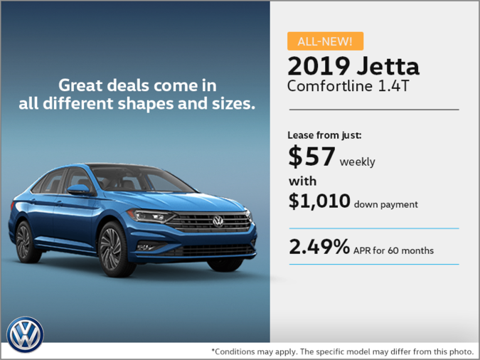 Get the all-new 2019 Jetta