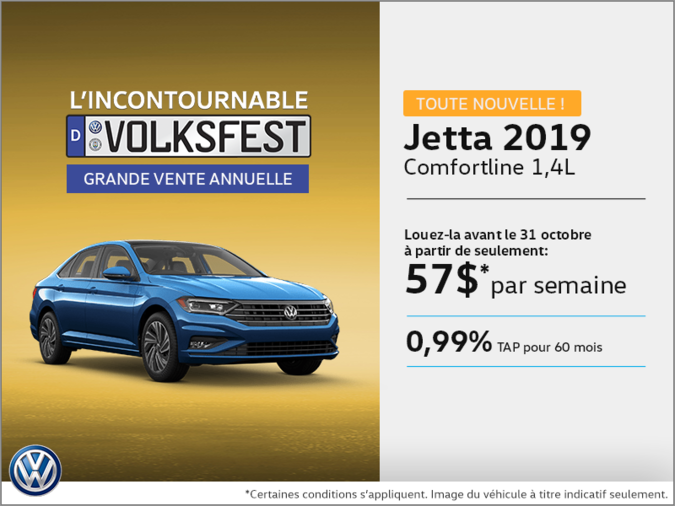 La toute nouvelle Jetta 2019